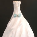 Larimar Argentium  Sterling Silver Earrings