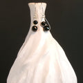 Onyx Argentium Sterling Silver Earrings
