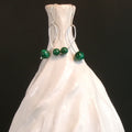 Malachite Argentium Sterling Silver Earrings