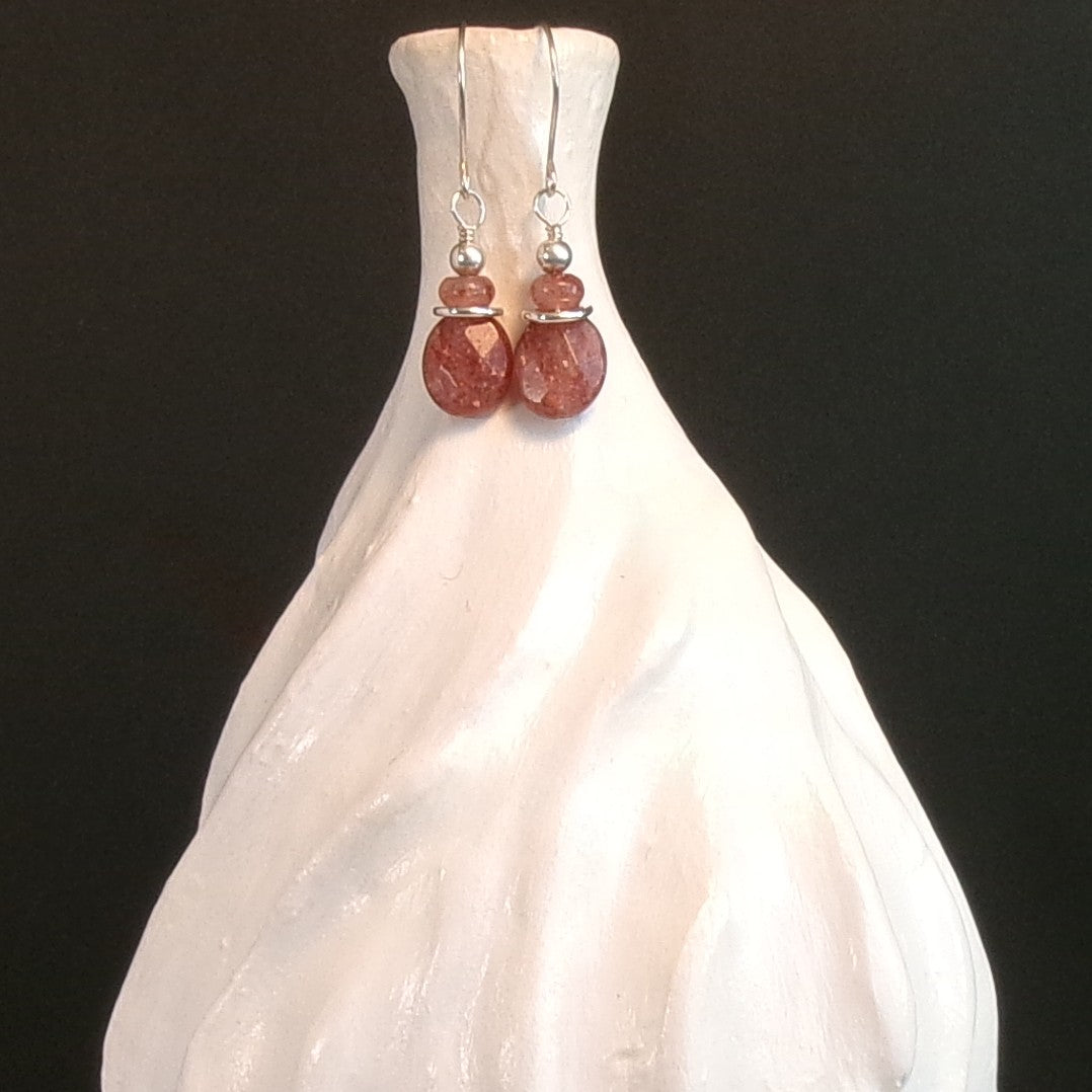 Muscovite Argentium Sterling Silver Earrings