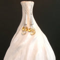 Citrine Argentium Sterling Silver Earrings