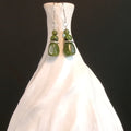 BC Jade Argentium Sterling silver Earrings