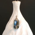 Labradorite (Long) Argentium Sterling Silver Necklace