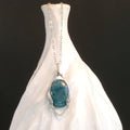 Apatite Argentium Sterling Silver Necklace