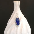 Lapis Lazuli Argentium Sterling Silver Necklace
