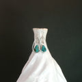 Turquoise Argentium Sterling Silver Earrings