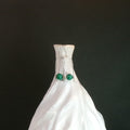 Malachite Argentium Sterling Silver Earrings