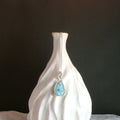 Larimar (Shorter) Argentium Sterling Silver Necklace